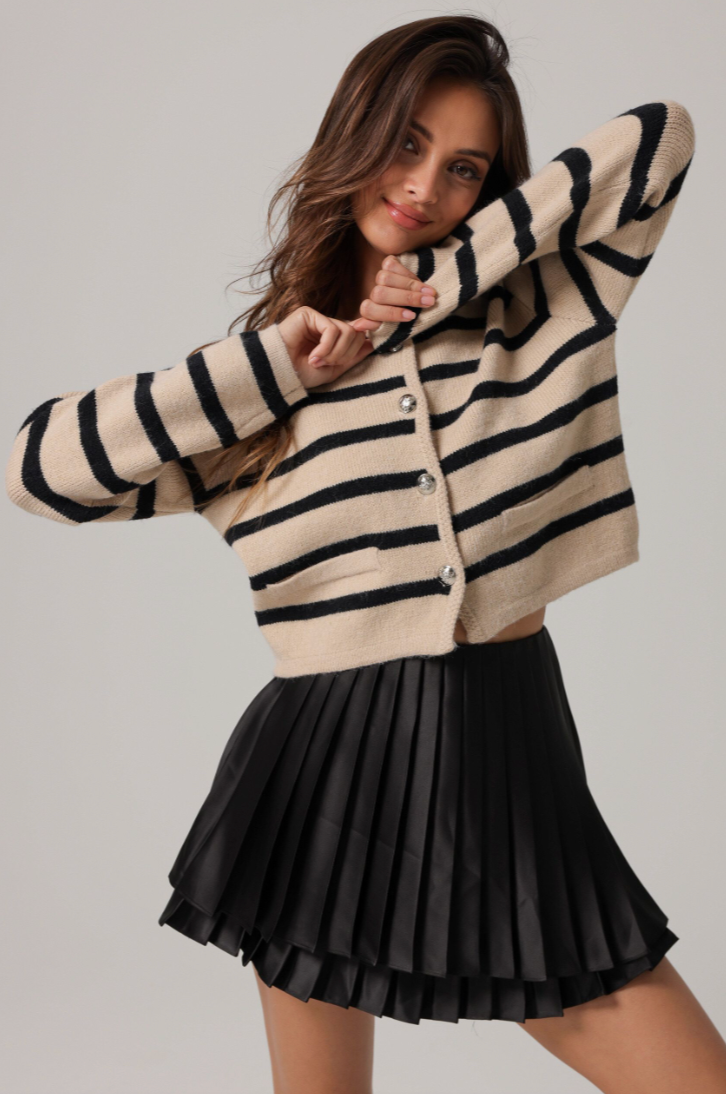 Benni Stripe Cardigan