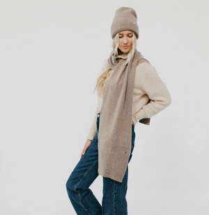 Cassidy Cashmere Wrap and Beanie Duo