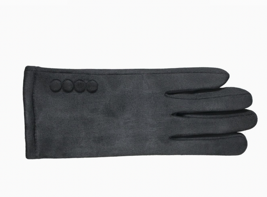 Faux Suede Texting Gloves