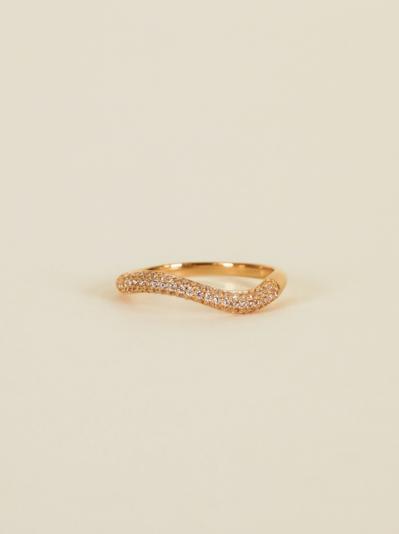 Pave Wave Ring