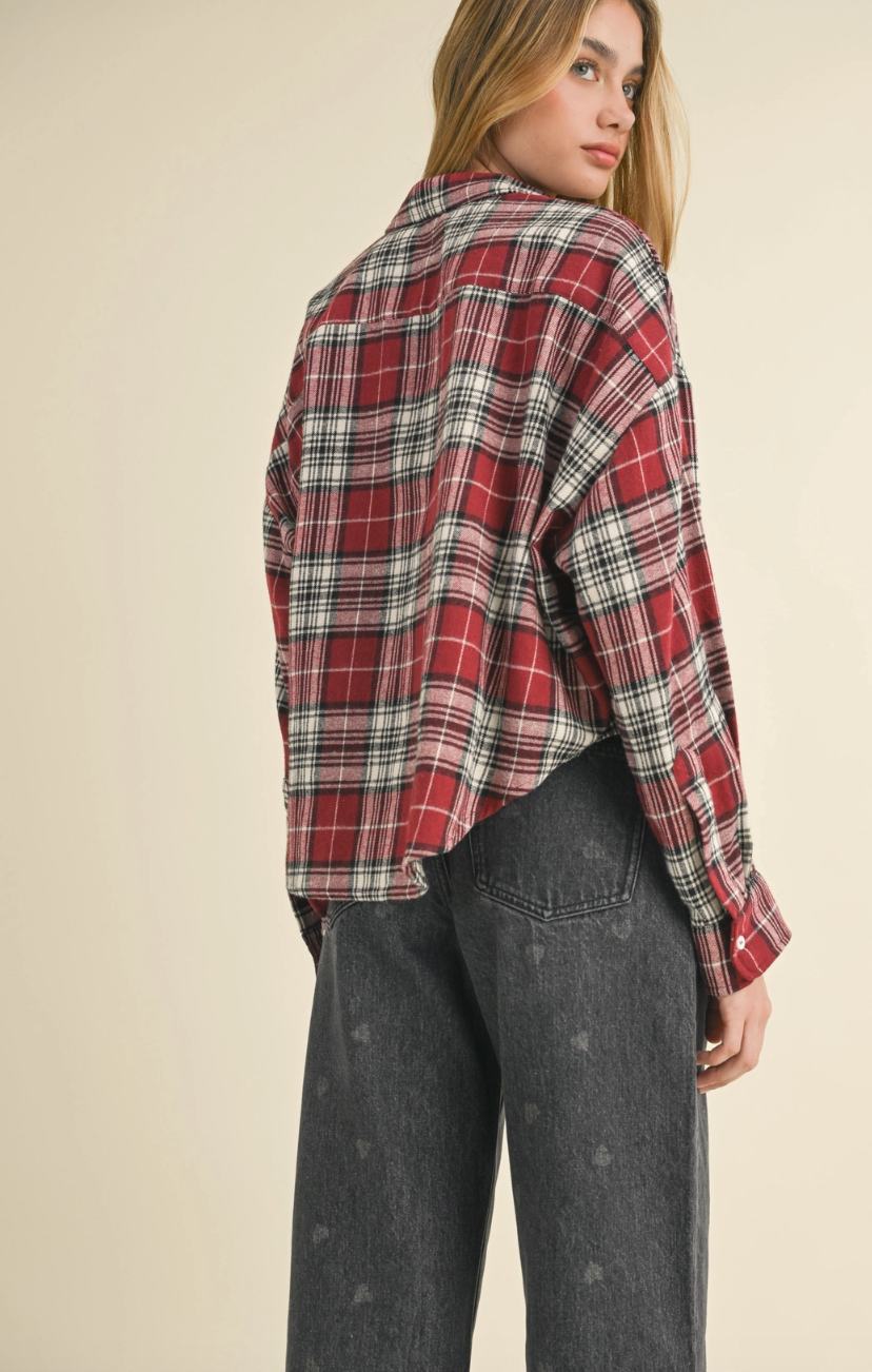 Multi Plaid Buttondown Shirt