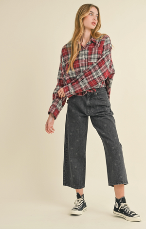 Multi Plaid Buttondown Shirt