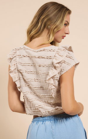 Wind Calls Ruffle Top