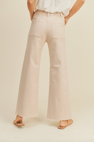 Front Pocket Wide Leg Pants