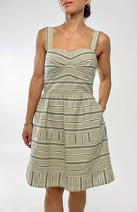 Elia Stripe Cotton Dress