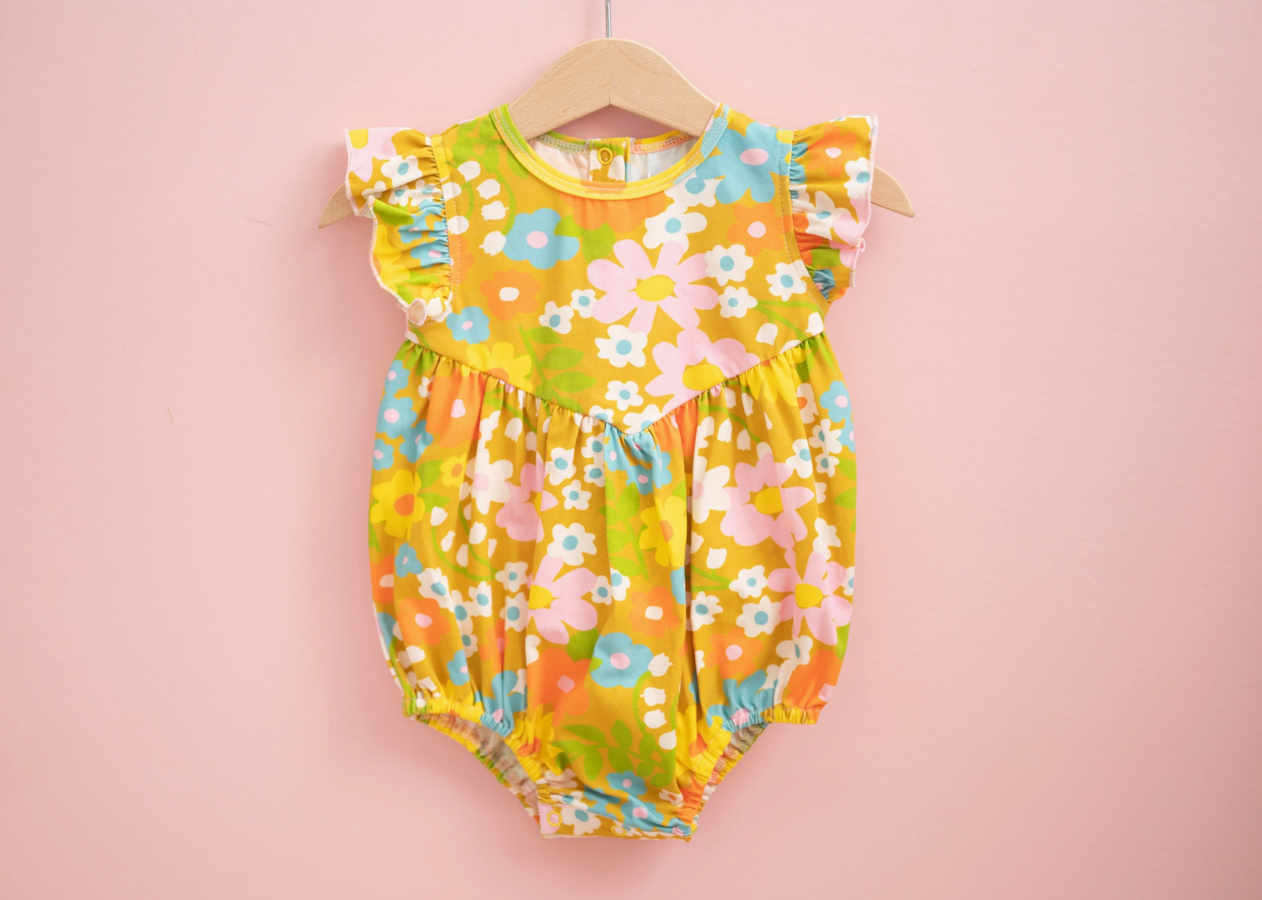 Baby Girls' Flutter Romper