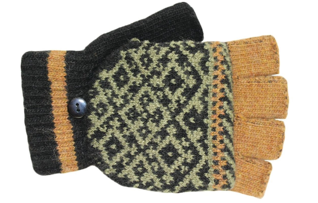 Finger-less Glove with Cap