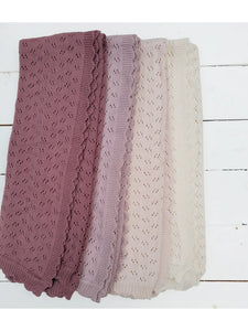 Baby Knitted Cotton Blanket