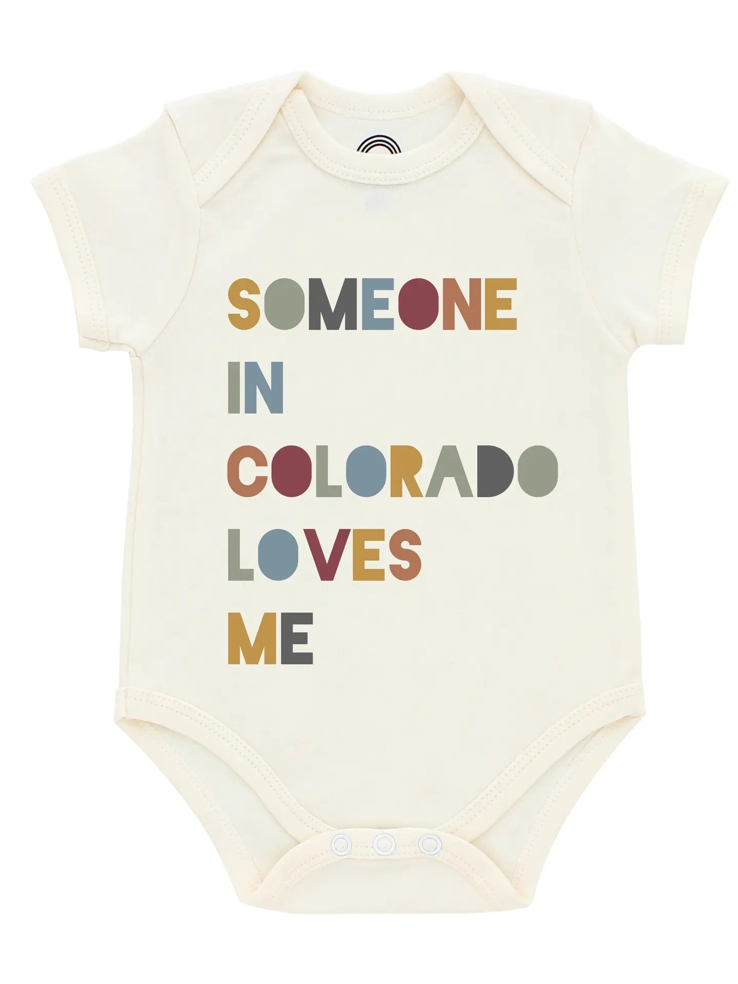 Someone in Colorado Loves Me Colorado Baby Cotton Baby Onesie