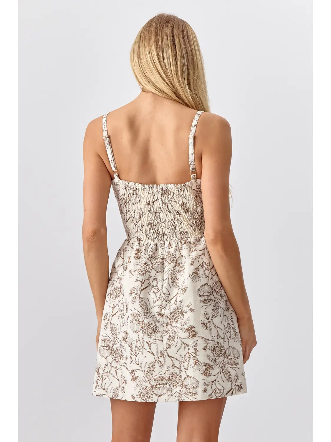 Sandi Jacquard Mini Dress