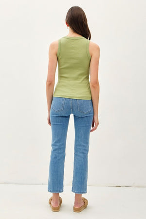 Garment Dyed Round Neck Tank