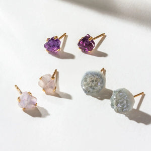 Gemstone Trio Earring Set