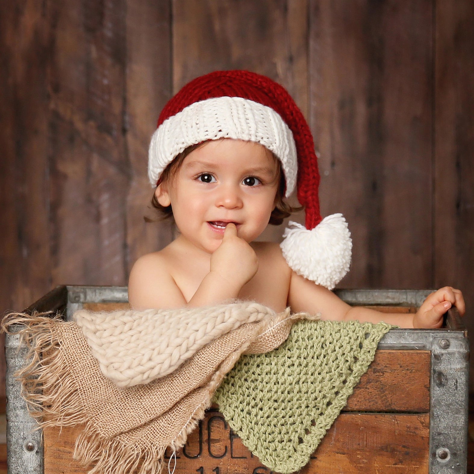 Knit Santa Hat