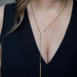 Small Brass Lariat