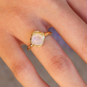 Luxe Freeform Moonstone Ring