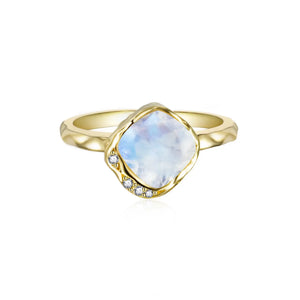 Luxe Freeform Moonstone Ring