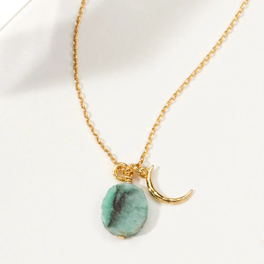 Emerald Celestial Being Necklace