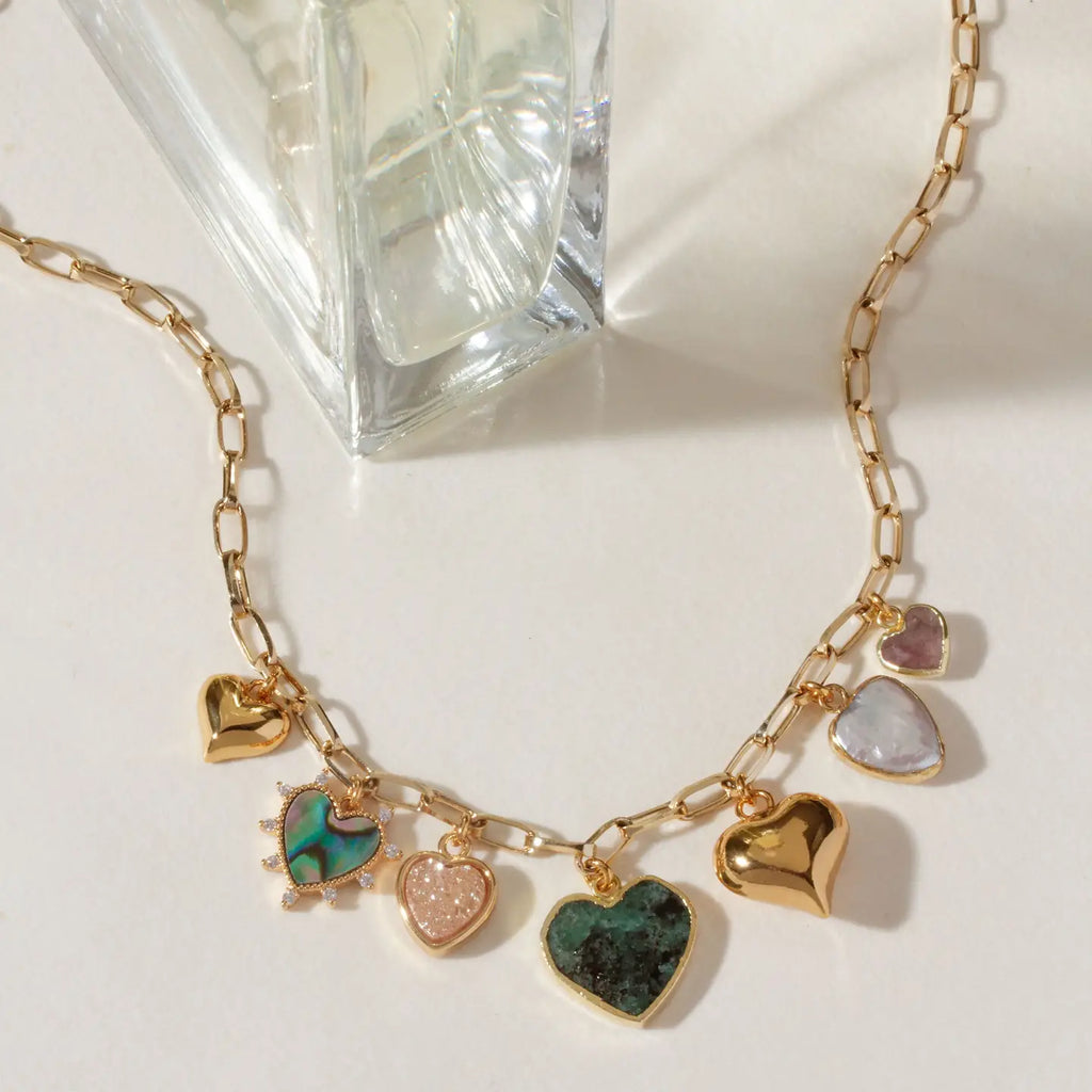 Earth's Heartbeat Charm Necklace