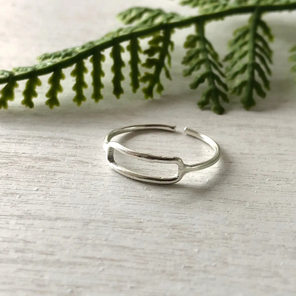 Rippled Rectangle Ring