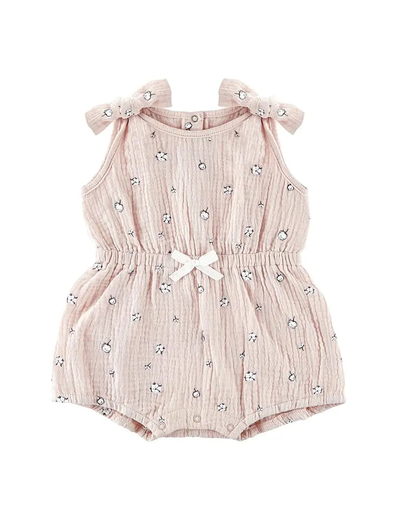 Blossom Tie Shoulder Romper