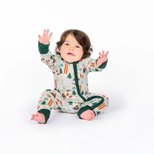 Ski Day Bamboo Sleepsuit