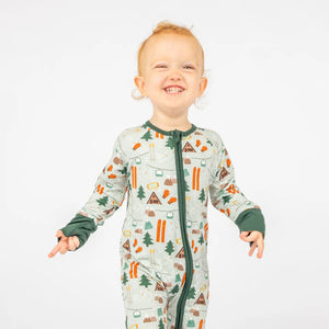 Ski Day Bamboo Sleepsuit