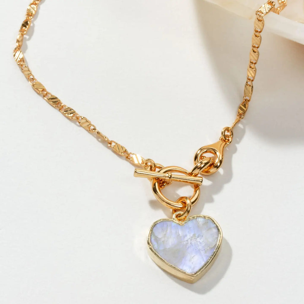 Moonstone Self Love Toggle Necklace