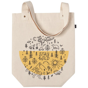 Stay Wild Cotton Tote Bag