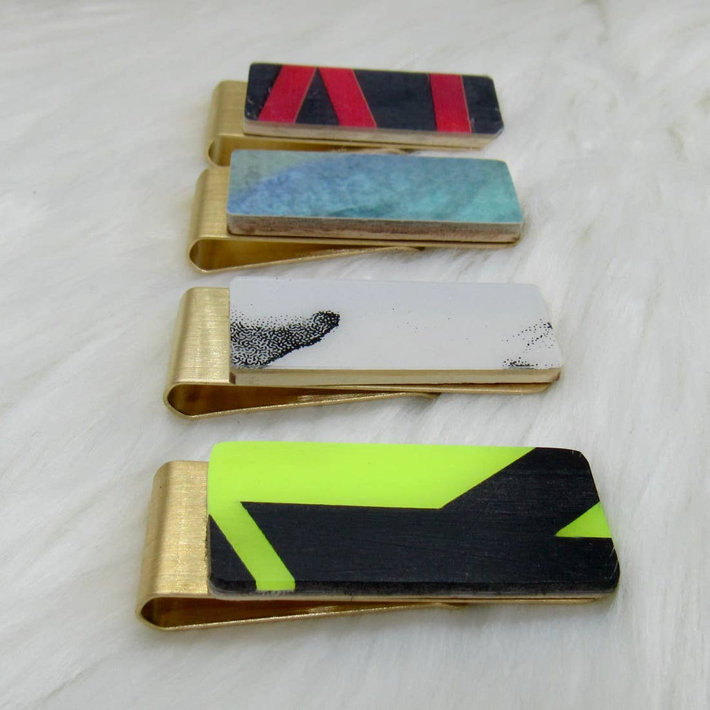 Ski Money Clip