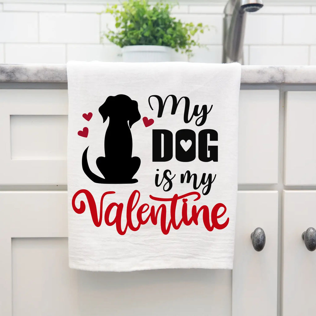 My Valentine Tea Towel