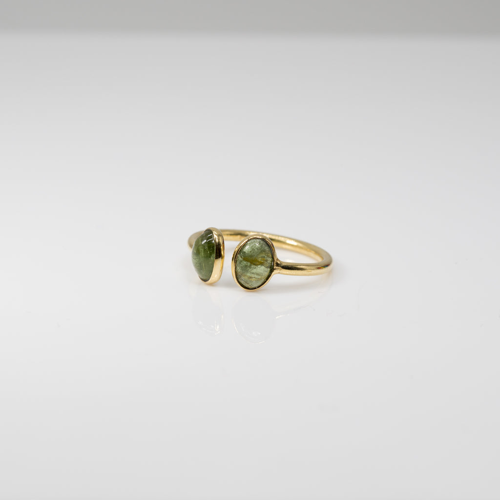 Tourmaline Duo Ring